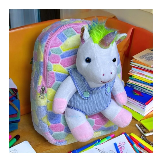 Sazıo Gösterişli Okul Öncesi Sırt Çantası Unicorn