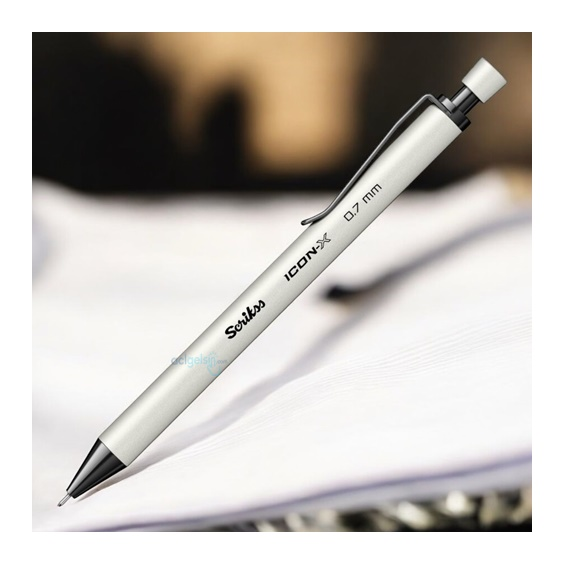Scrikss Icon-x Metal Versatil Uçlu Kalem Beyaz 0.7