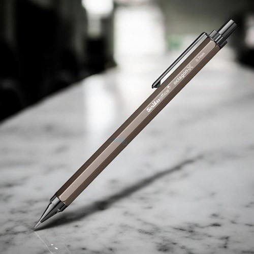 Scrikss Octagon-x Mekanik Kurşun Kalem 0.7 Mm Kahverengi