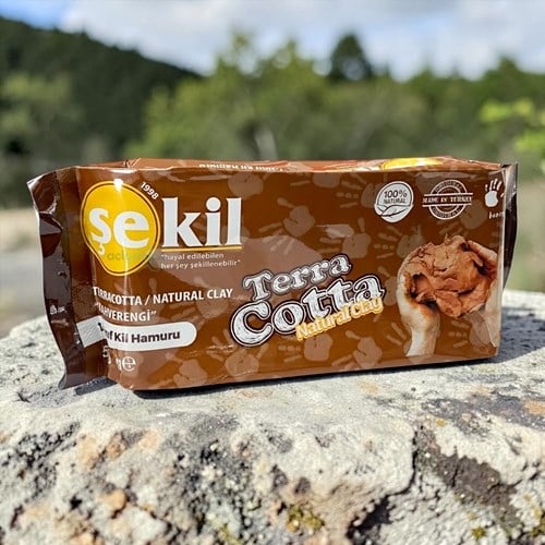 Şekil Kil Seramik Hamuru Kahverengi 500gr
