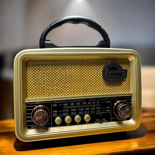 Sense Ahşap Tasarım Kulplu Nostaljik Radyo