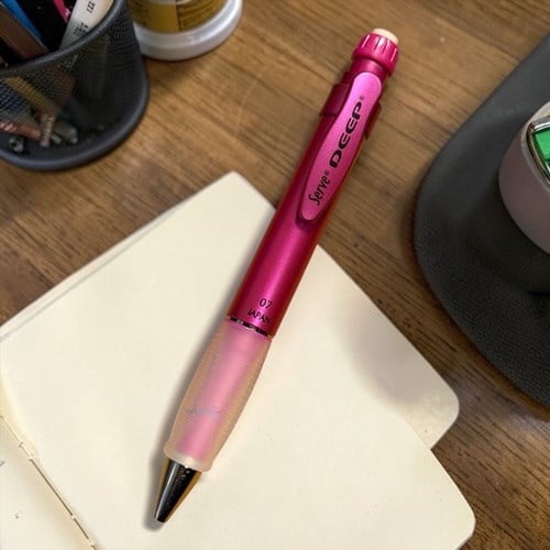 Serve Deep 0.7mm Versatil Kalem Metalik Pembe