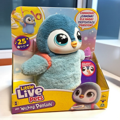 Sesli Yürüyen İnteraktif Peluş Penguen