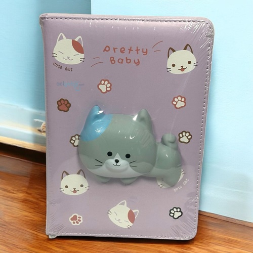 Sevimli Kedi Sukushi Kapak Not Defteri