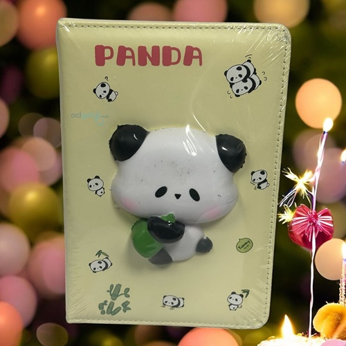 Sevimli Panda Sukushi Kapak Not Defteri