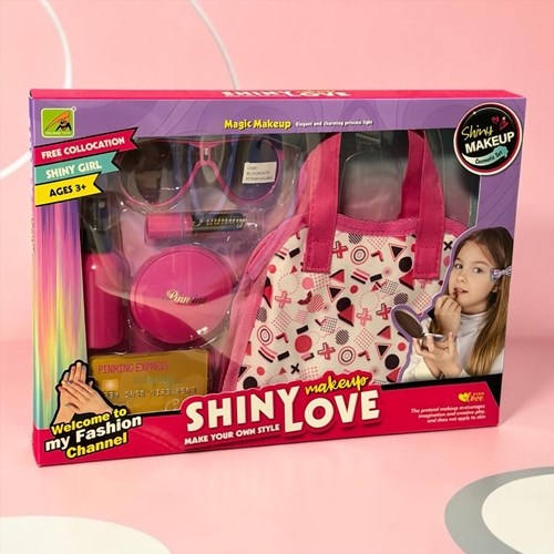 Shiny Love Magic Makeup Gözlüklü Oyuncak Makyaj Seti