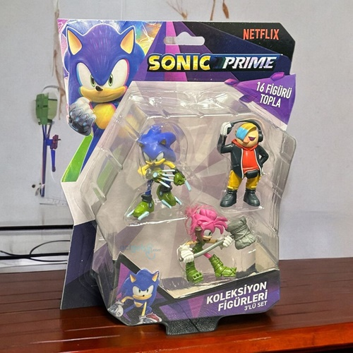 Sonic Prime 3'lü Figür Seti