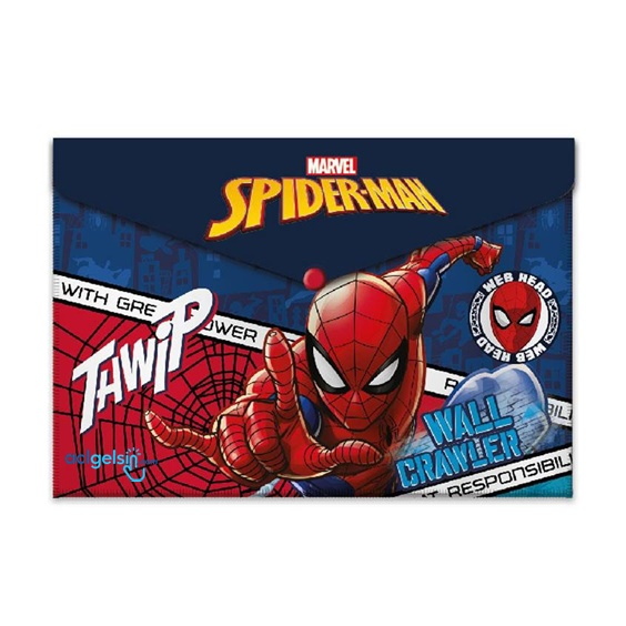 Spider-man A4 Çıtçıtlı Dosya (plastik)