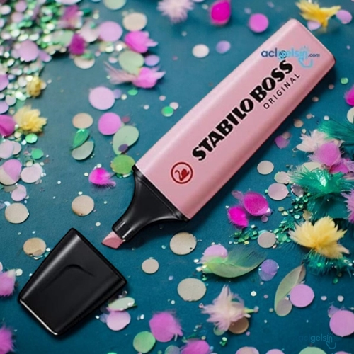 Stabilo Boss Fosforlu Kalem Pastel Pembe