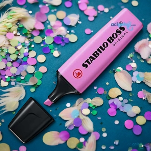 Stabilo Boss Original Fosforlu Kalem Buzlu Fuşya