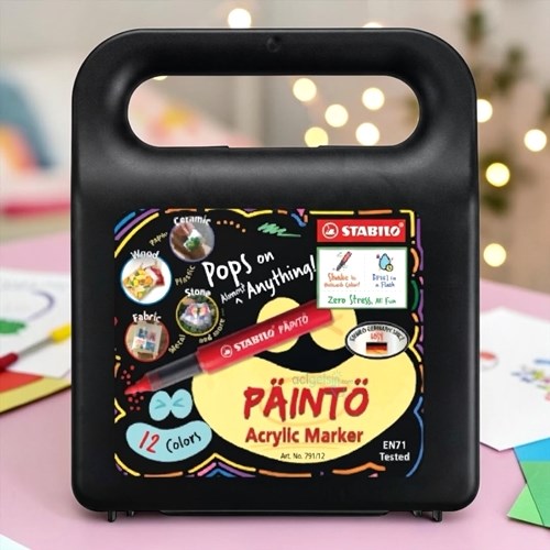 Stabilo Painto Akrilik Marker Set 12li Kutulu