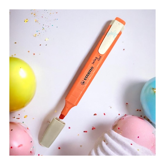 Stabilo Swing Cool Fosforlu Kalem Pastel Kırmızı