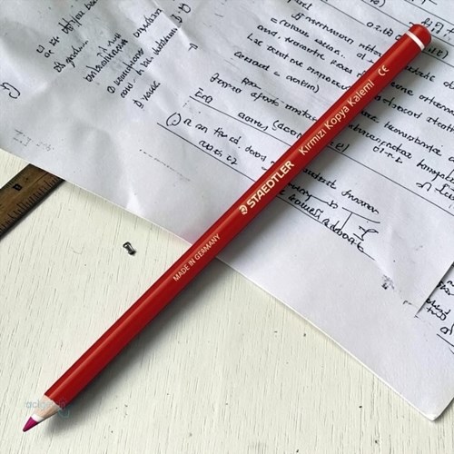 Staedtler Kırmızı Kopya Kalemi