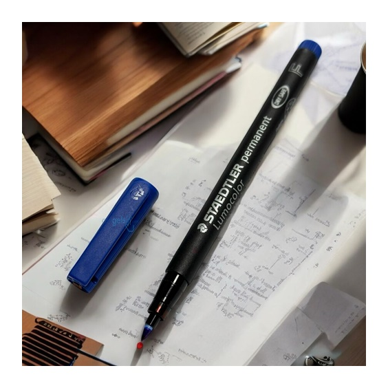 Staedtler Lumocolor Asetat Kalem Permanent F Mavi
