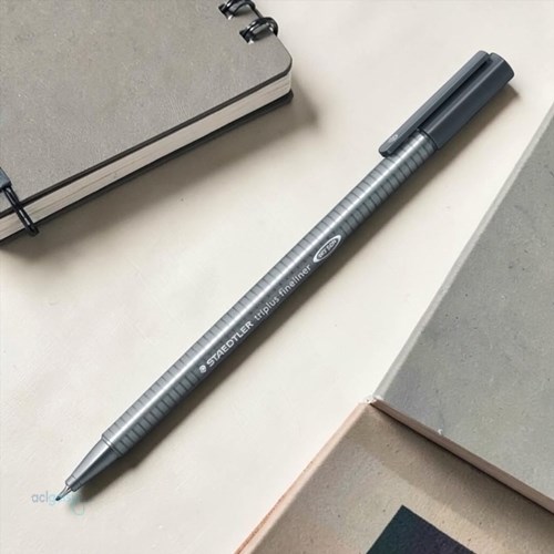 Staedtler Triplus Fineliner Kalem Gri 334-8