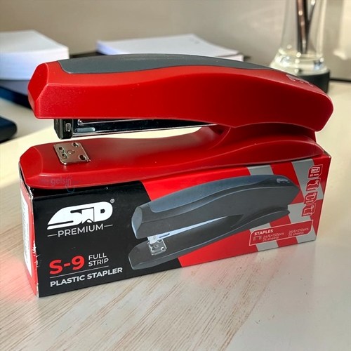 Std S-9 Zımba Makinası Premium Krmızı 24/6