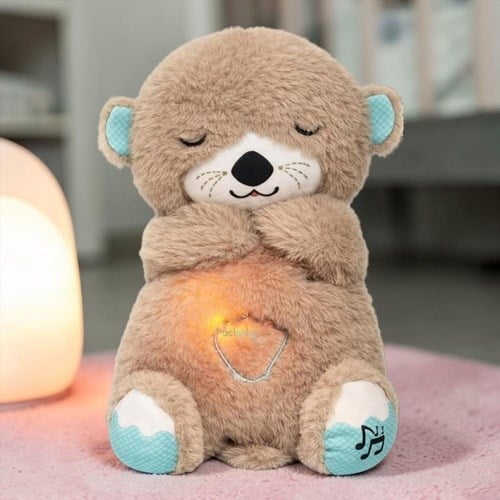 Su Samuru Nefes Alıp Veren Peluş Oyuncak Kahverengi