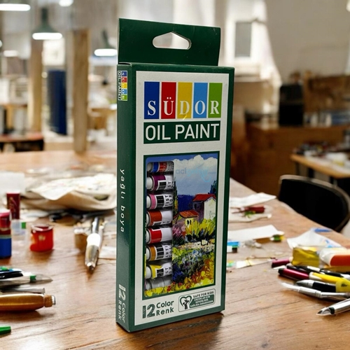 Südor Yağlı Boya 12 Renk 9ml Tüp