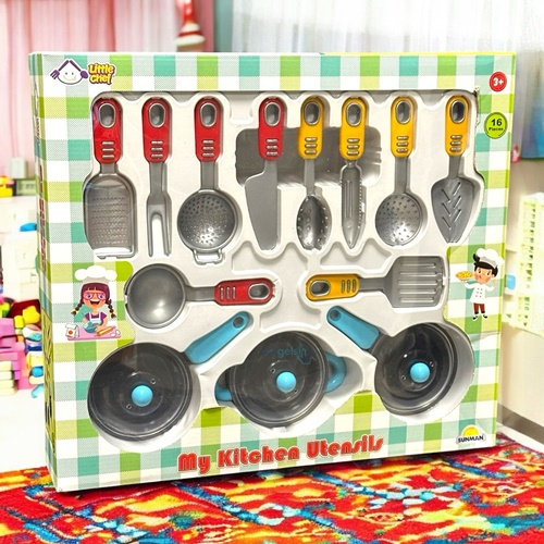 Sunman Little Chef Mutfak Gereçleri Oyun Seti 16 Parça