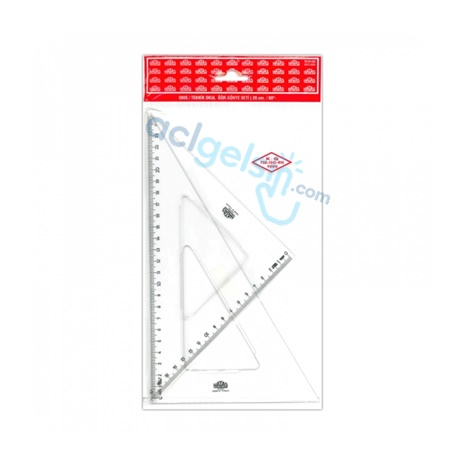 Teknik Okul Gönye Seti 26 Cm 45/60