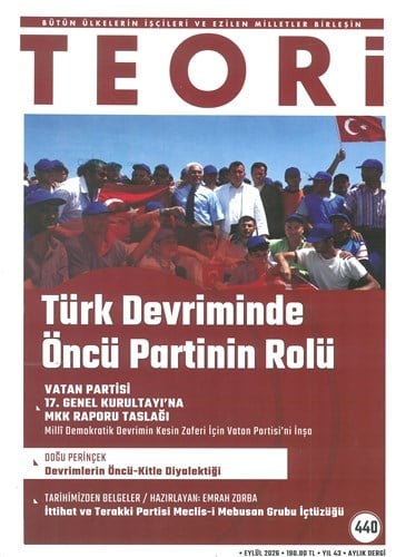 Teori Dergisi 2026/440