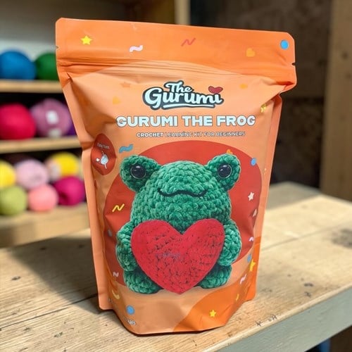 The Gurumi Kurbağa Örgü Öğrenme Kiti