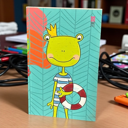 Thinkbook Kurbağa Renkli Kağı Butik Defter
