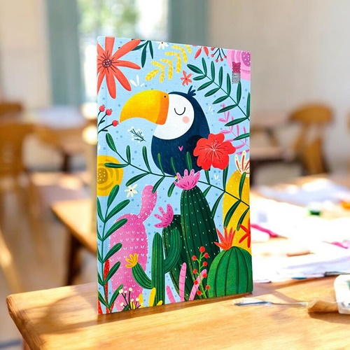 Thinkbook Tukan Renkli Kağıt Butik Defter
