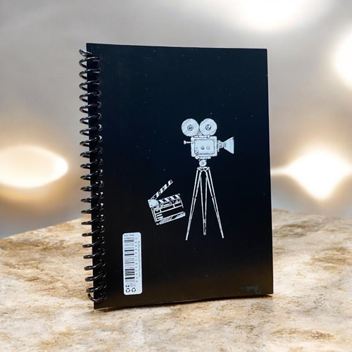 Tokaç A6 Siyah Defter 40 Yp Spiralli