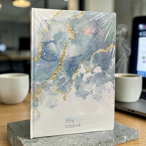 Tokaç Kuşe Kapak Stone Notebook 400 Yaprak Kareli 20x28 Cm