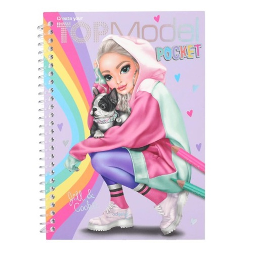 Top Model Pocket Köpekli Küçük Tasarım Defteri