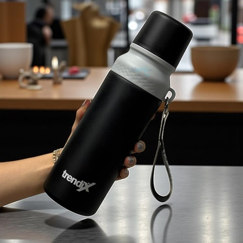 Trendıx Çelik Termos Matara 750 Ml Siyah