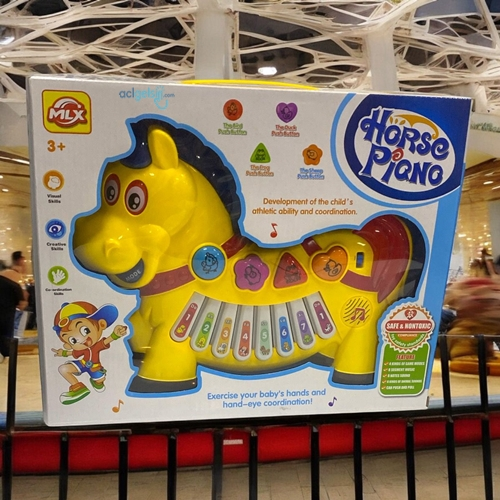Türkçe Hayvan Sesli At Görünümlü Piyano