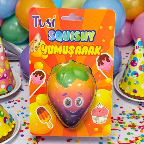 Tusi Squishy Çilek Bar Oyuncak
