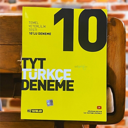 Tyt 10 Lu Türkçe Deneme Hız Yayınları