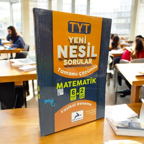 Tyt 6+2 Çözümlü Matematik Fasikül Deneme Paraf Yayınları