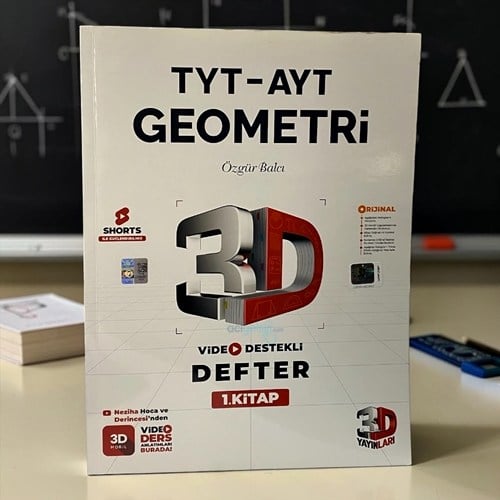 Tyt Ayt Geometri Video Destekli Defter 3d Yayınları