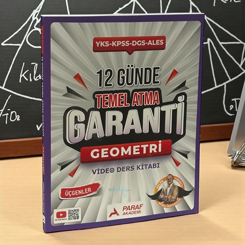Tyt Ayt Kpss Dgs Ales 12 Günde Temel Atma Garanti Geometri Paraf Yayınları