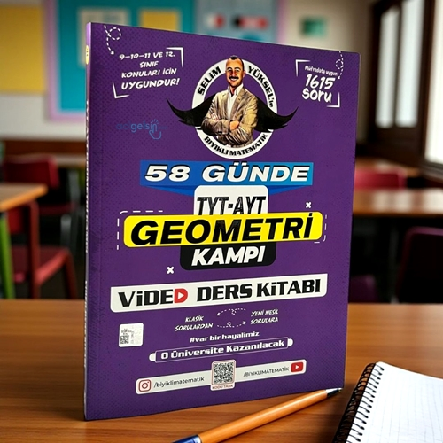 Tyt Ayt Matematik 58 Günde Geometri Kampı Video Ders Kitabı Paraf Yayınları