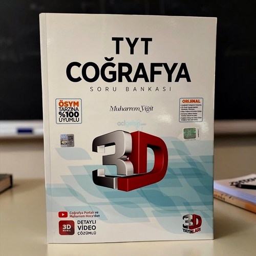 Tyt Coğrafya Tamamı Video Çözümlü Soru Bankası 3d Yayınları