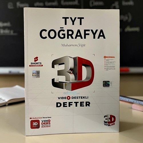 Tyt Coğrafya Video Destekli Defter 3d Yayınları