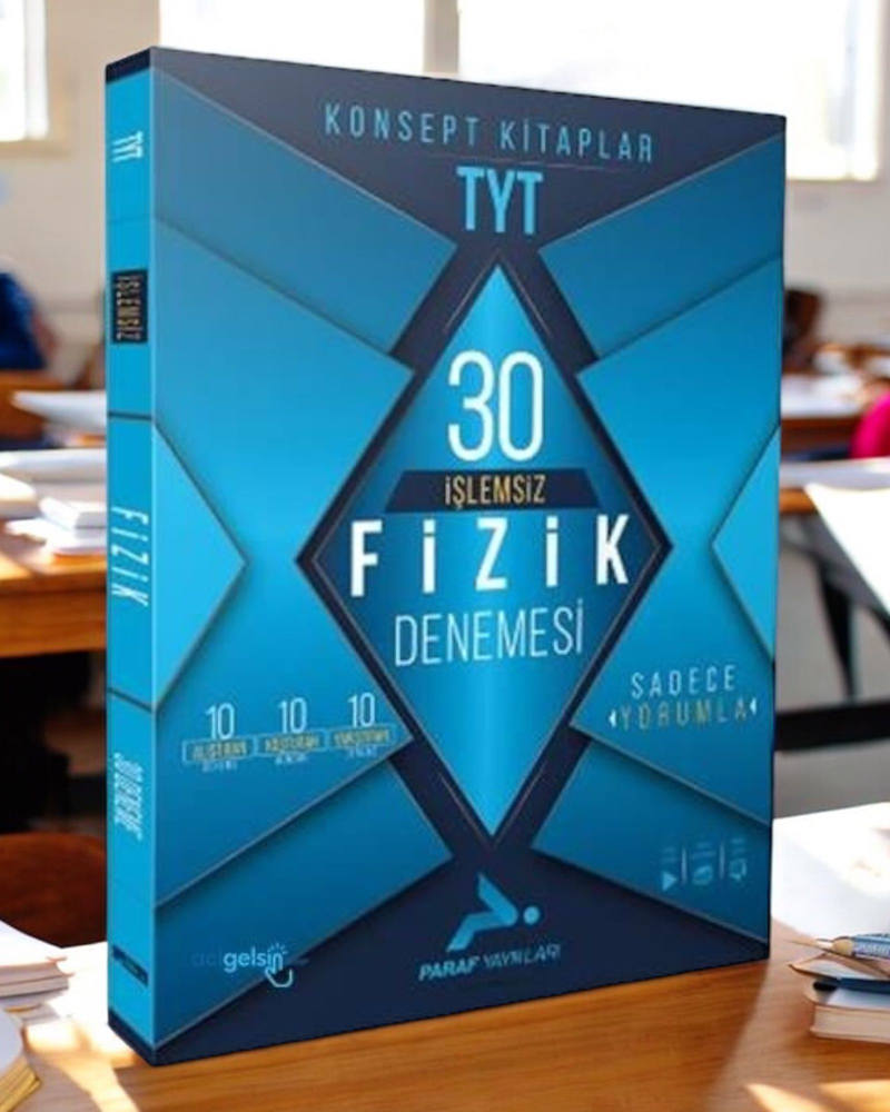 Tyt İşlemsiz Fizik 30 Deneme Paraf Yayınları