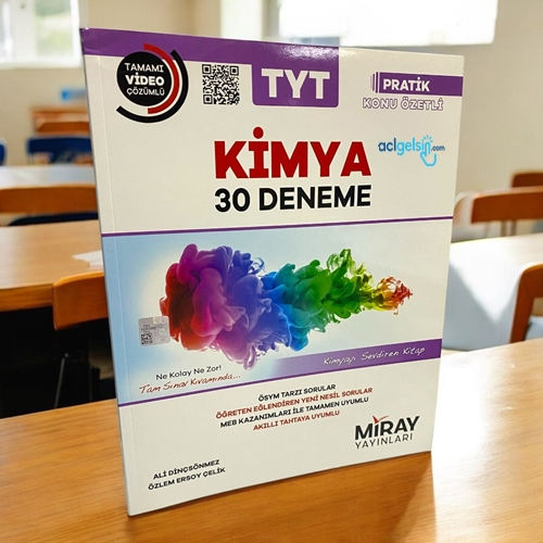 Tyt Kimya 30 Deneme (pratik Konu Özetiyle Birlikte) Tamamı Video Çözümlü - Miray Yayınları