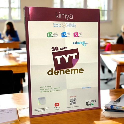 Tyt Kimya 30 Deneme Üçdörtbeş Yayınları