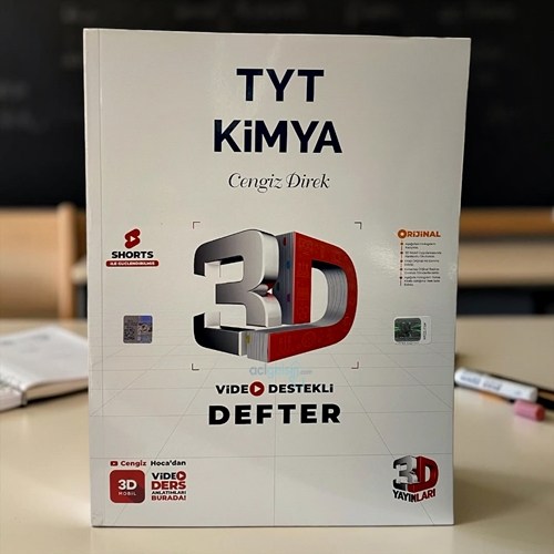 Tyt Kimya Video Destekli Defteri 3d Yayınları