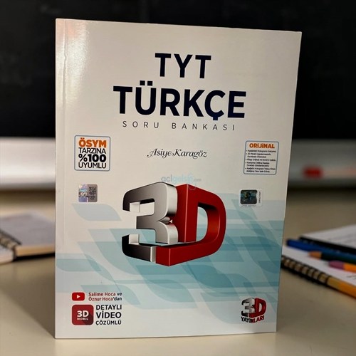 Tyt Türkçe Tamamı Video Çözümlü Soru Bankası 3d Yayınları