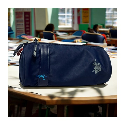 U.s. Polo Assn. Silindir Model Kalem Çantası