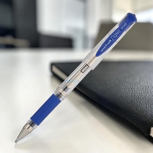 Uniball Signo Broad İmza Kalemi Mavi Um-153