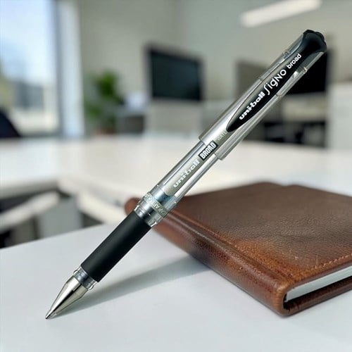 Uniball Signo Broad İmza Kalemi Siyah - Um-153