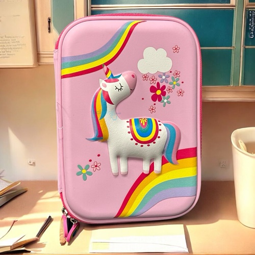 Unıck Color Büyük Boy Eva Unicorn Kalem Kutusu